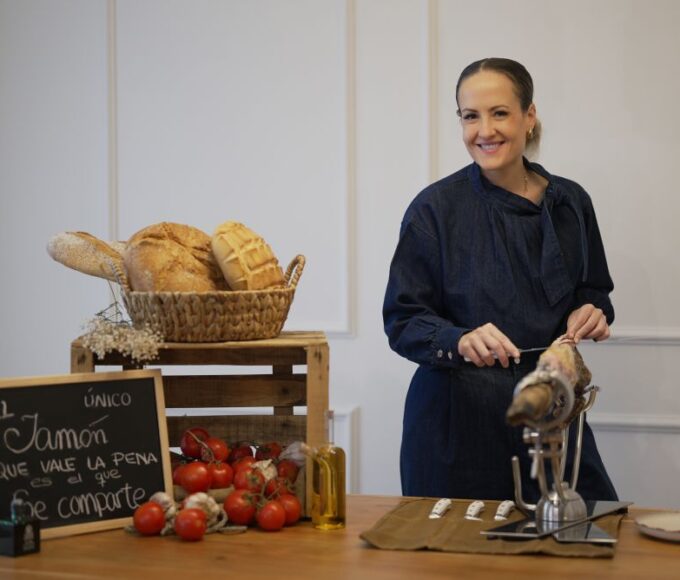 Corte de jamon en eventos