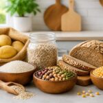 Patata, arroz, pan, avena y legumbres como fuentes habituales de almidón